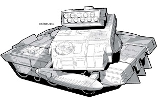 Hunter Light Support Tank (Amphibious)