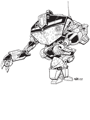 Infiltrator Mk. I Battle Armor "Waddle" (Sqd5)