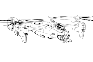 Lexan Surveillance VTOL  