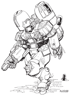 Fa Shih Battle Armor [Flamer] (Sqd4)