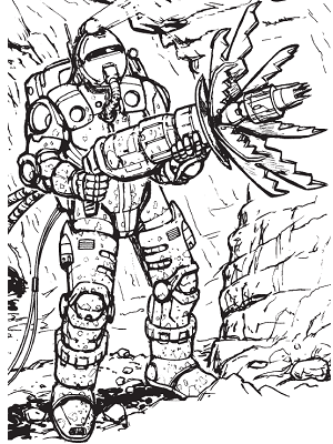 Tunnel Rat III Mining Exoskeleton [Industrial Drill] (Sqd5)