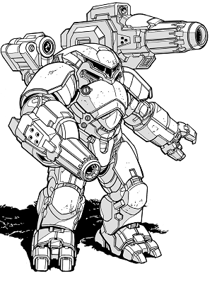 Callisto Battle Armor A [Bearhunter] (Sqd5)