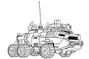 Skulker Wheeled Scout Tank  