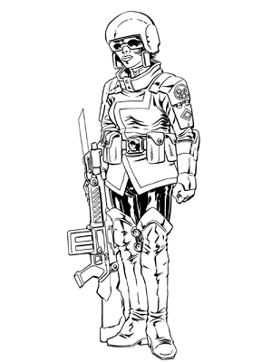 Foot Infantry (Portable MG)  