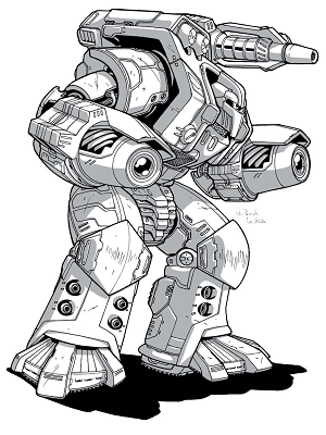 Hauberk Battle Armor Commando (Sqd5)