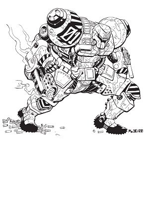 Achileus Light Battle Armor [Flamer] (Sqd4)
