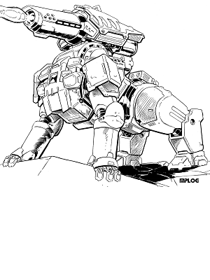 Fenrir II Assault Battle Armor [ML] (Sqd4)