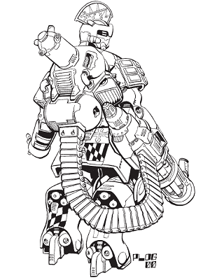 Cavalier Battle Armor [MG] (Sqd4)