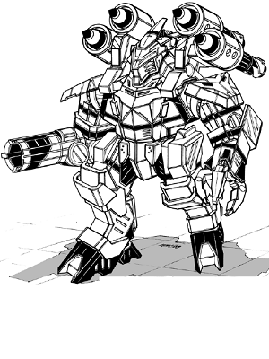 Nephilim Assault Battle Armor (Gauss) (Sqd4)