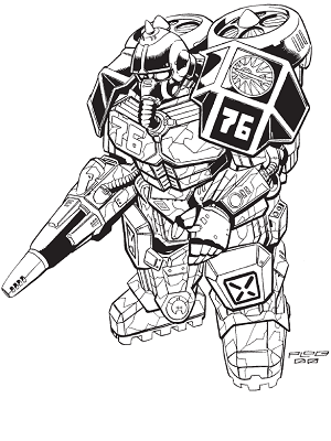 Infiltrator Mk. II Battle Armor (Sensor) (Sqd4)