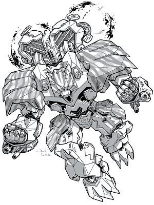 Rogue Bear Heavy Battle Armor (Hybrid) (Sqd4)