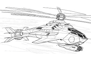Warrior Stealth Helicopter S-9