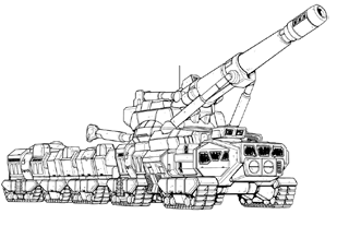 Mobile Long Tom Artillery LT-MOB-25F
