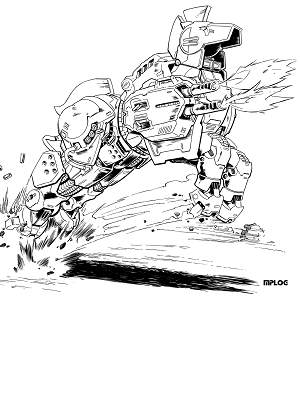 Buraq Fast Battle Armor (Hunter-Killer) (Sqd4)
